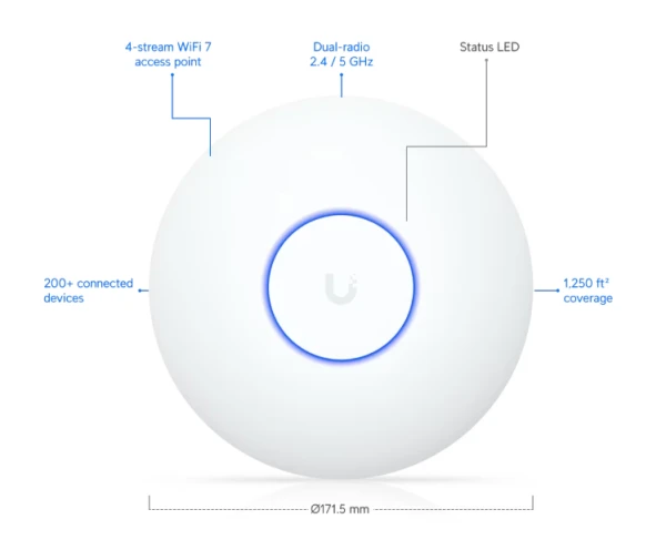 UBIQUITI UniFi U7 Lite  Access Point  WiFi 7,Interna