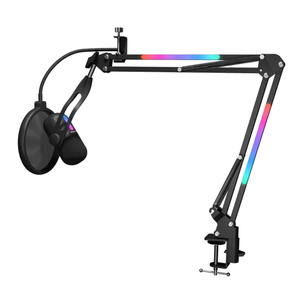 Mikrofon Rampage Arpeggio RGB crni 42798