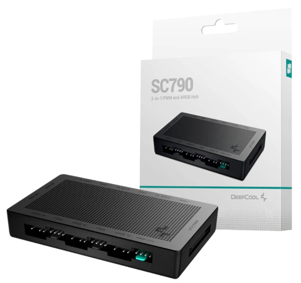 HUB DeepCool 6 Ports x 4Pin PWM, R-SC790-BKNSNN-G