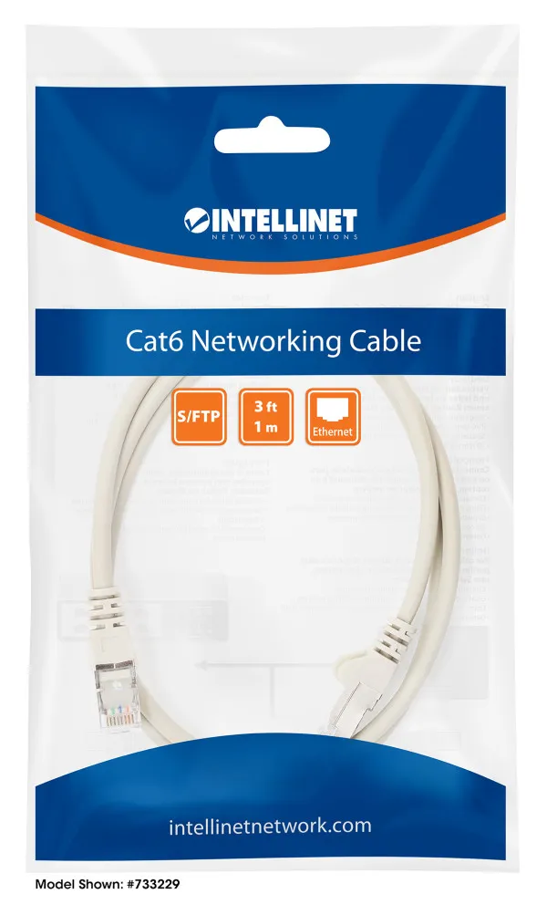 LAN SFTP kabl intellinet 733267 Cat6 CU/Sivi/5m