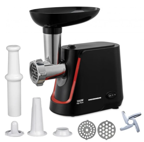 Mašina za mlevenje mesa HEINNER MG-1250BK 1340W/1.5kg/m