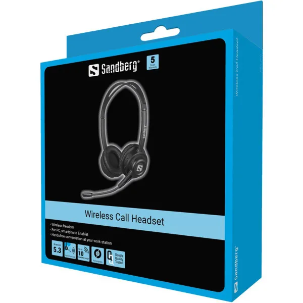 Slušalice sa mirkofonom Sandberg Wireless Call Headset 126-43