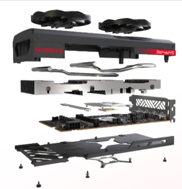 SVGA Sapphire Radeon RX 7600 Gaming OC Pulse 8GB GDDR6, 11324-01-20G