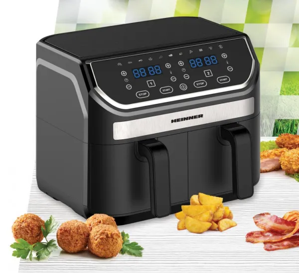 Friteza Air Fryer HEINNER HAF-KDB1700BK 1700W/8.5l/crna