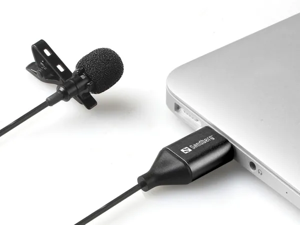 USB streamer mikrofon Sandberg Clip 126-40