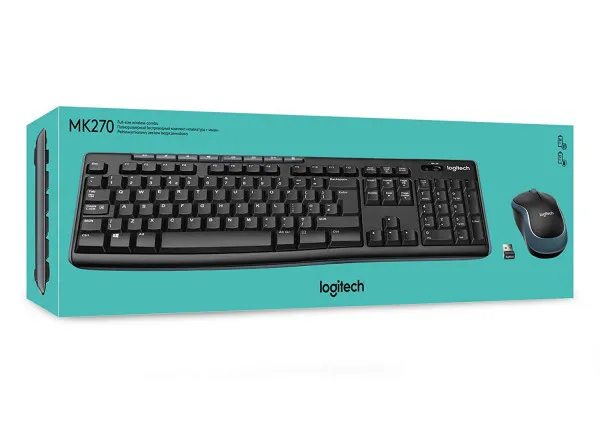 Tastatura+Miš Wireless set Logitech MK270 US crna 920-004509