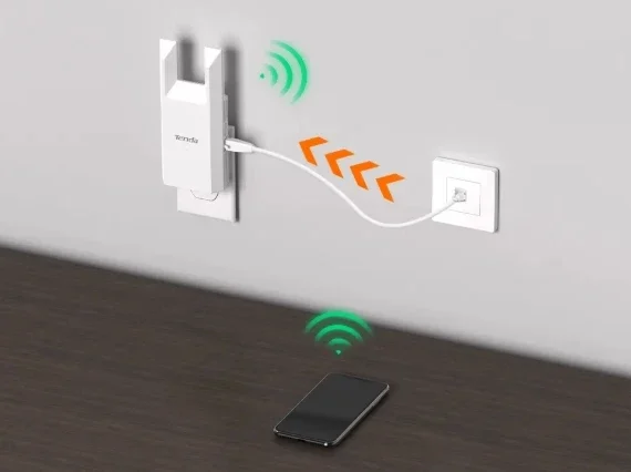Tenda A9 WiFi ripiter/ruter 300Mbps Repeater Mode Client+AP white (Alt:WNP-RP300-03 )