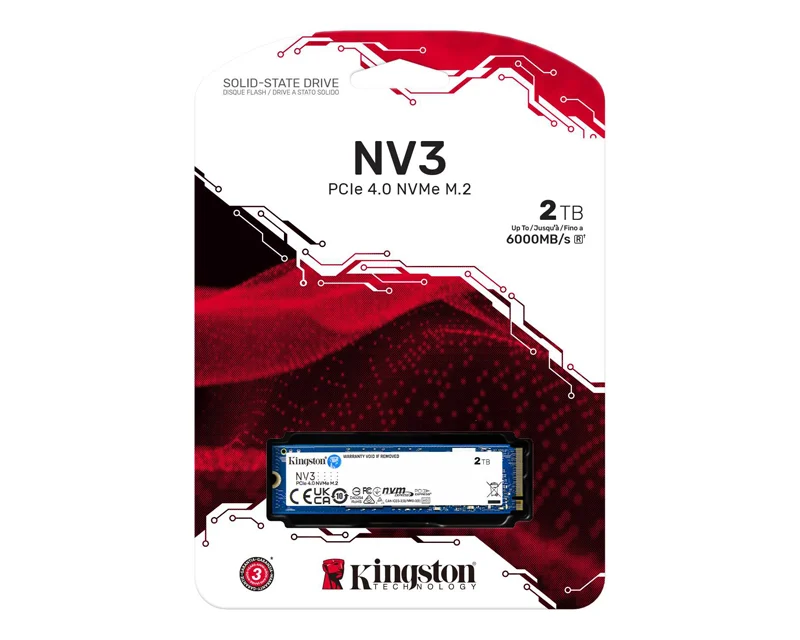 SSD M.2 NVMe Kingston NV3 2TB, Gen.4 SNV3S/2000G