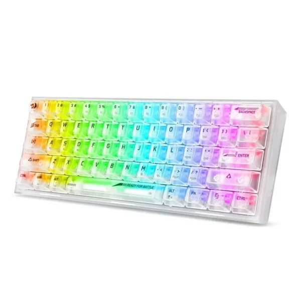 Gaming tastatura Redragon Fizz RGB Bela