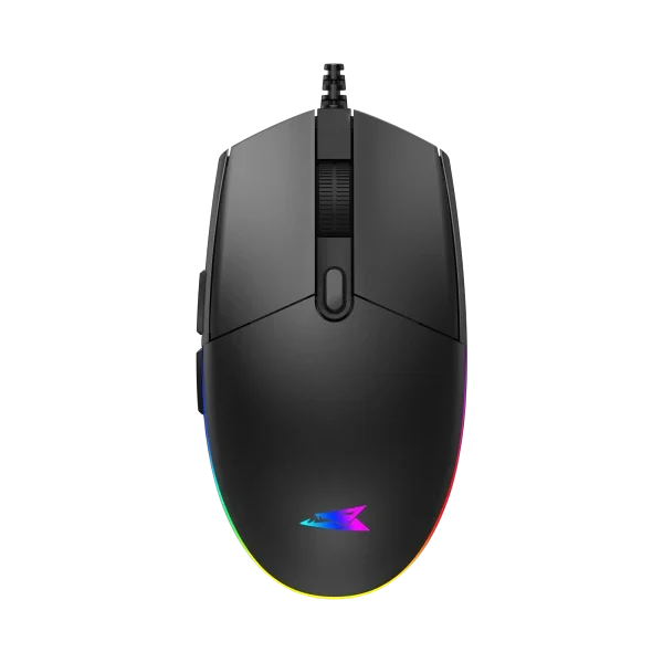 Miš Baracuda CRAB 3600DPI/6D/Optički/RGB/Crna