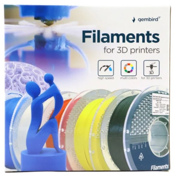 3DP-ABS1.75HY-01-BK ABS filament velike brzine za 3D stampac 1.75mm, kotur 1KG BLACK