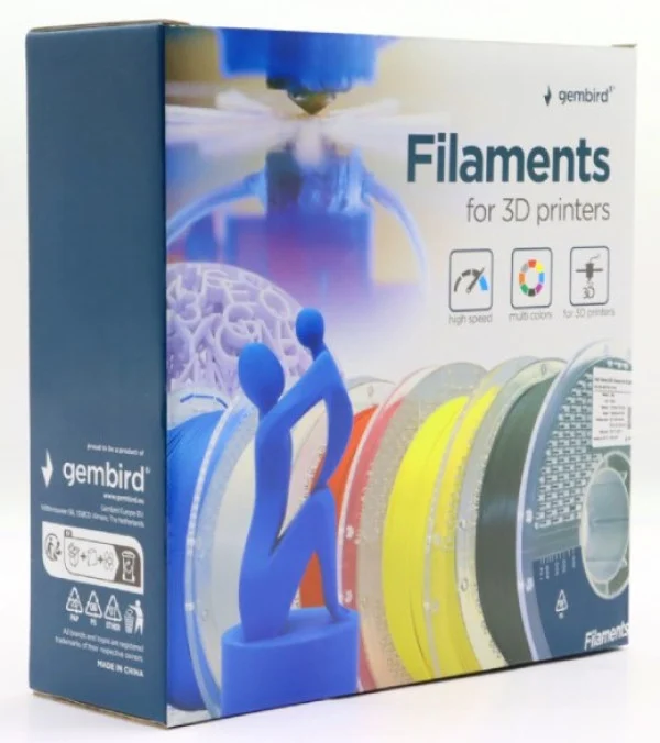 3DP-PLA1.75HY-01-BK PLA filament velike brzine za 3D stampac 1.75mm, kotur 1KG BLACK