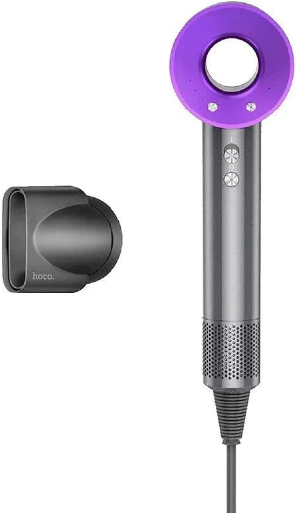 hoco.HP11 Plus Purple Fen za kosu sa negativnim jonima, 1600W