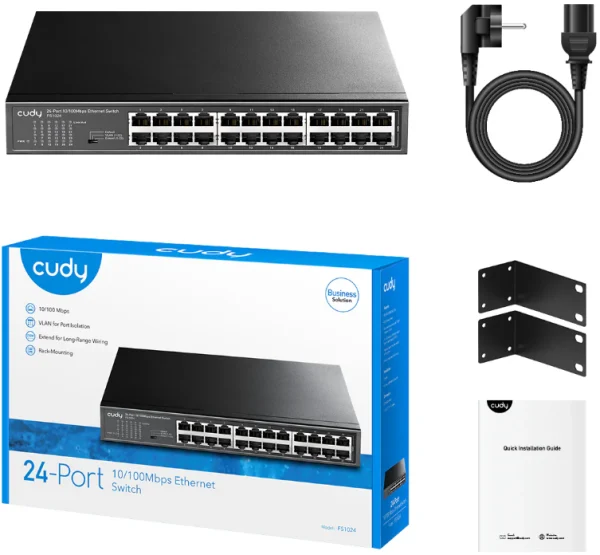 Cudy FS1024 24-Port 10/100 Mbps Ethernet Switch
