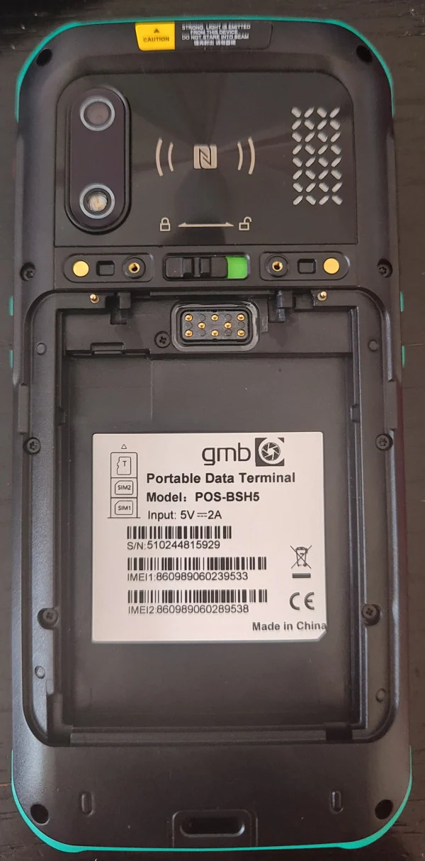 POS-BSH5 2D MT6762 5.5 4/64gb android 11, GPS, 1440x720, industrial touch PDA with 2D barcode skener