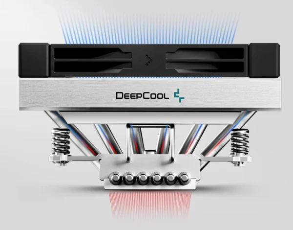 DeepCool AN600 UNI CPU kuler 180W 120mm 500-1850rpm 61CFM LGA1851/1700/1200/1151/1150/1155, AM5/AM4