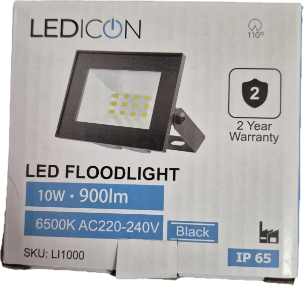 LEDICON LED REFLEKTOR 10W, 900lm, SMD, 6500K, IP65 LI1000