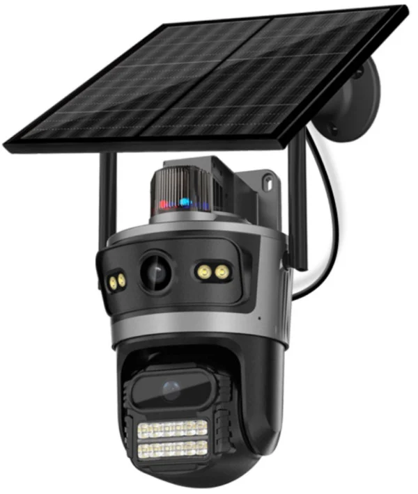 CAM-IP4MP-TQ11-AOV-4G GMB kamera 4MP(2mp+2mp) H.265 EU Solar Camera, 3.8 Inch, ICSEE App, 3.6mm,IP66