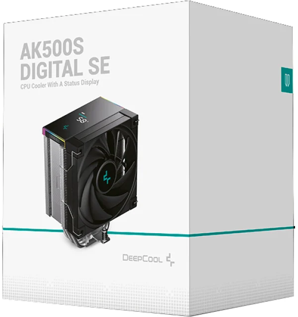 DeepCool AK500S *DIGITAL SE 5xHeat Pipe, Real-Time CPU Screen, 1x120mm 1850 rpm 68,99 CFM, Intel/AMD