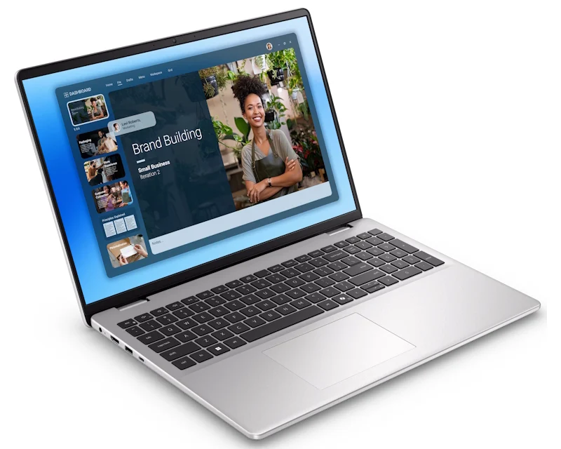DELL 16 DC16251 16 inch FHD+ 300nits Core 7 150U 16GB 1TB SSD GeForce MX570A 2GB Backlit FP Ubuntu metalni silver laptop
