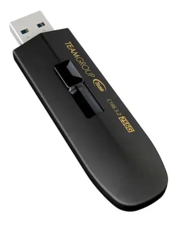 TeamGroup 256GB C186 USB Flash memorija 3.2 BLACK TC1863256GB01