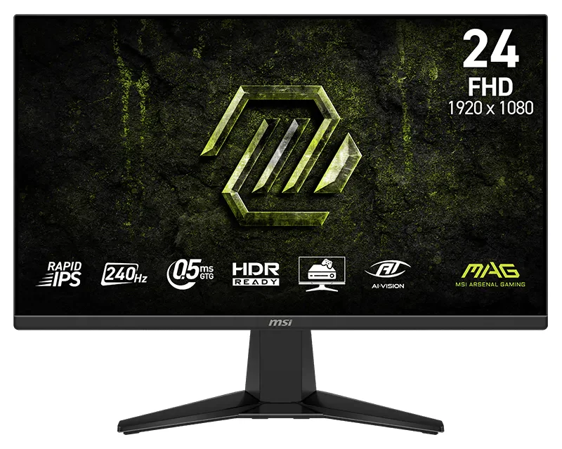 MSI 24 inča MAG 245F X24 FHD 1920x1080 Rapid IPS 240 Hz gaming monitor