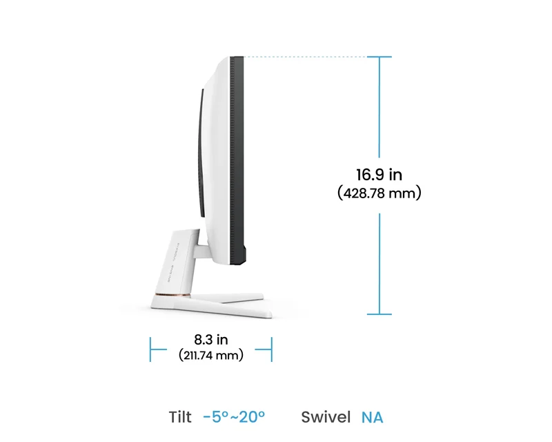 BENQ 24.5 inča EX251 FHD 1920x1080 IPS 220 Hz HDR10 Gaming beli monitor