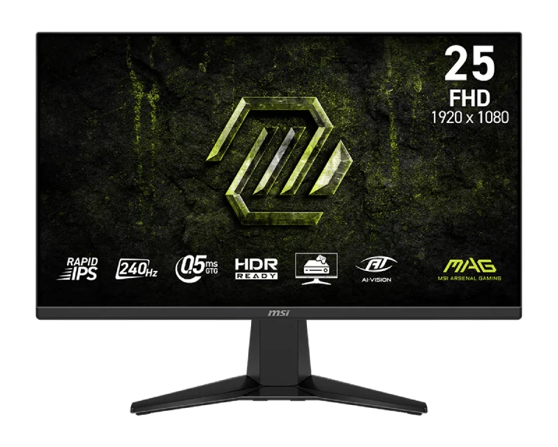 MSI 25 inča MAG 255F X24 FHD 1920x1080 Rapid IPS 240 Hz gaming monitor