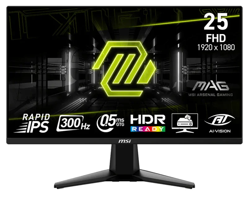 MSI 25 inča MAG 255XF FHD 1920x1080 Rapid IPS 300 Hz gaming monitor