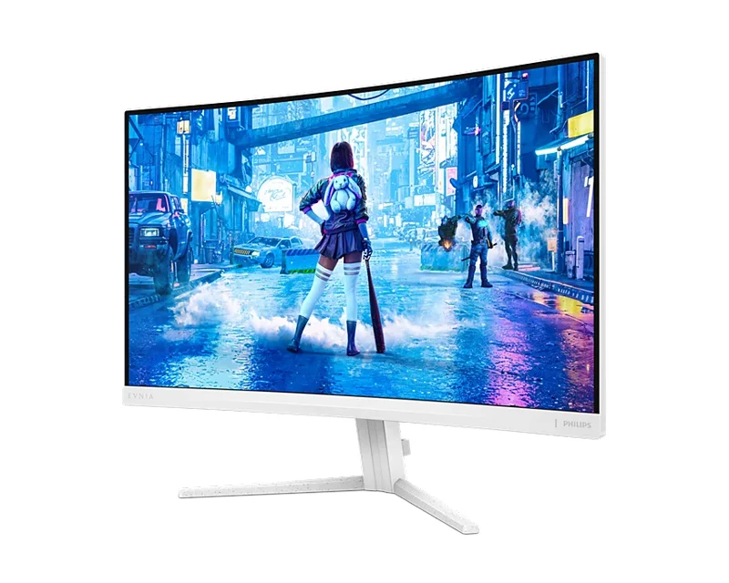 PHILIPS_ 27 inča Evnia 27M2C5201L/00 FHD 1920x1080 Fast VA 180Hz Ambiglow zakrivljeni Gaming monitor beli