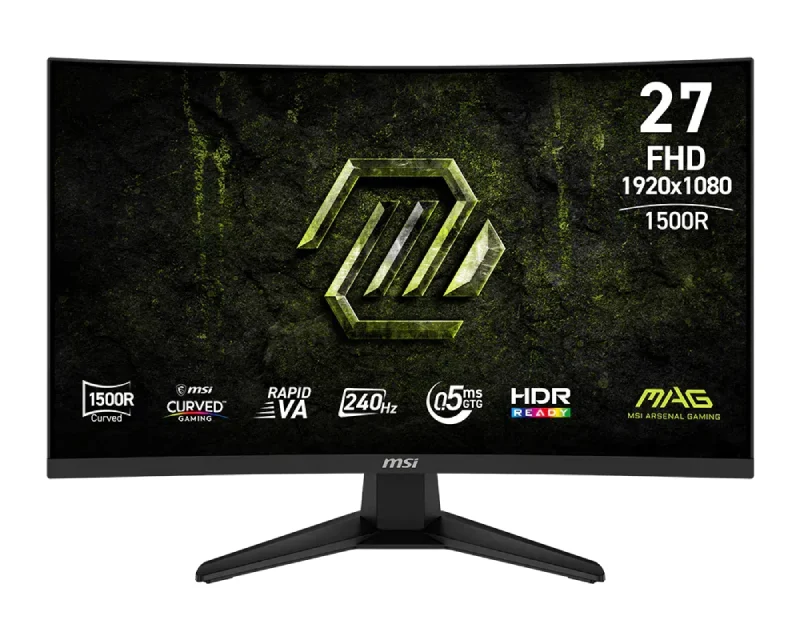 MSI 27 inča MAG 275CF X24 FHD 1920x1080 Rapid VA 240 Hz zakrivljeni gaming monitor