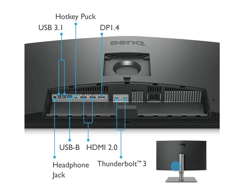 BENQ 27 inča PD2725U 4K 3840x2160 IPS Thunderbolt 3 65W dizajnerski monitor
