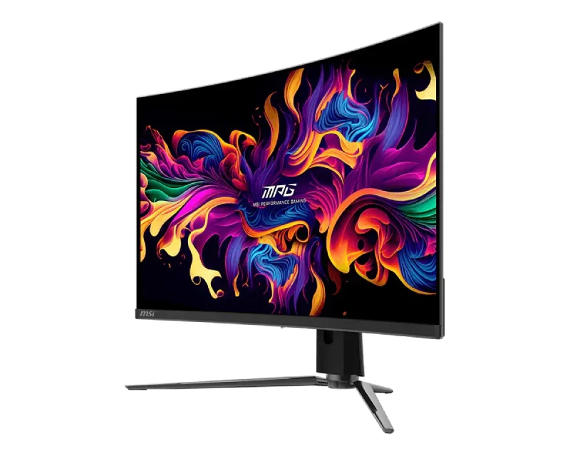 MSI 32 inča MPG 321CURX QD-OLED, 4K UHD 3840x2160 QD OLED 240 Hz G-Sync zakrivljeni gaming monitor