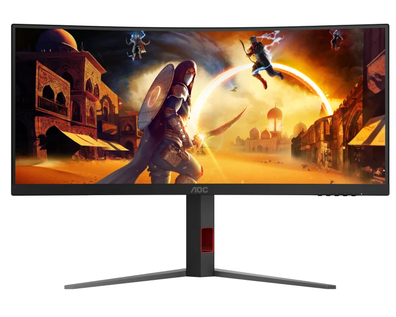 AOC 34 inča CU34G4Z WQHD 3440x1440 Fast VA 240 Hz FreeSync zakrivljeni gaming monitor