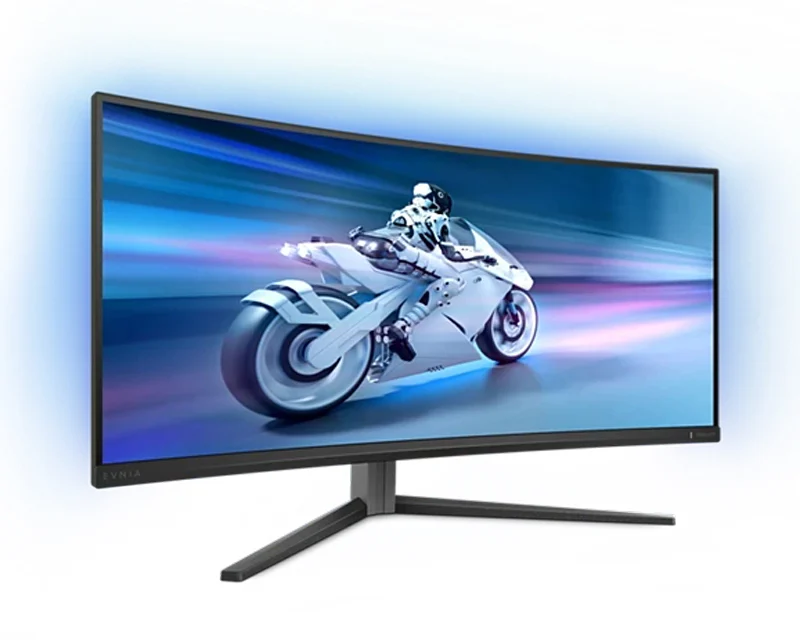 PHILIPS_ 34 inča Evnia 34M2C6500/00 UWQHD 3440x1440 QD OLED 175 Hz zakrivljeni gaming monitor