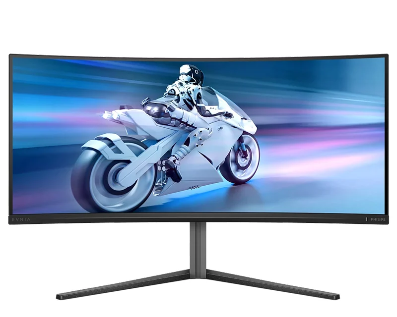 PHILIPS_ 34 inča Evnia 34M2C6500/00 UWQHD 3440x1440 QD OLED 175 Hz zakrivljeni gaming monitor