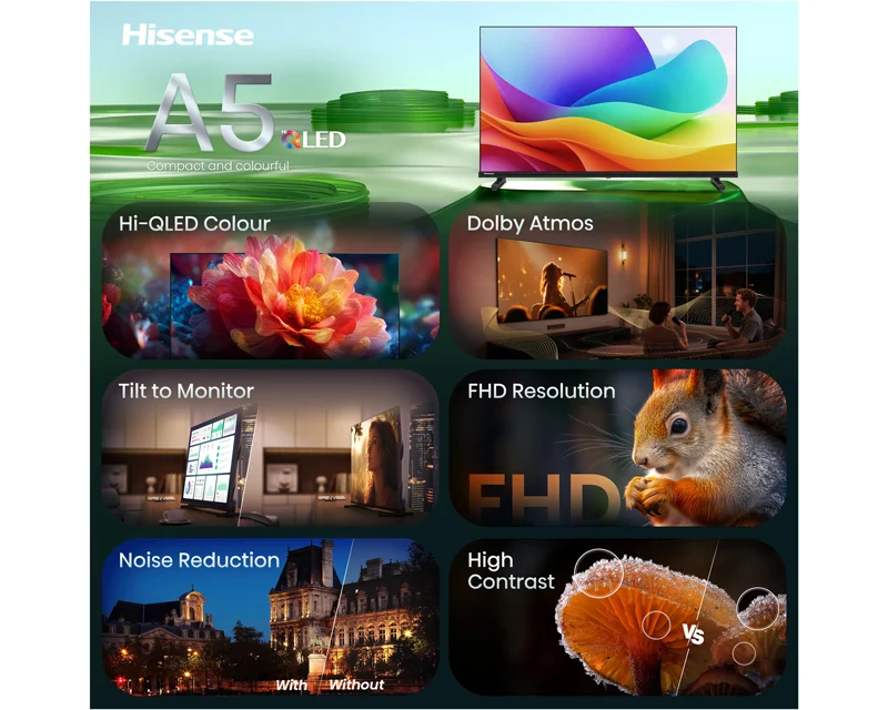 HISENSE 40 inča 40A5S QLED FHD Smart TV