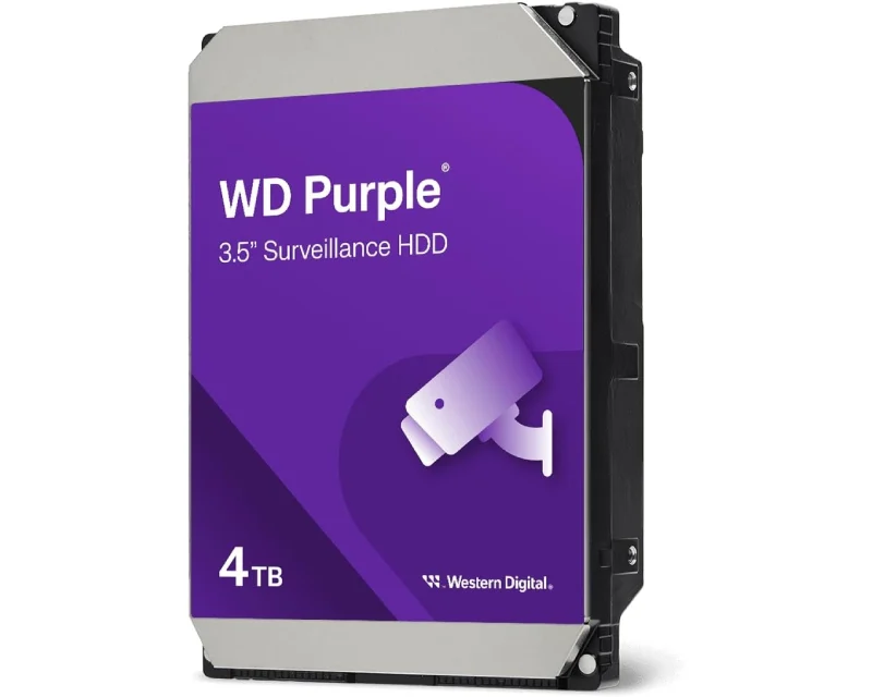 WD 4TB 3.5 inča SATA III 128MB IntelliPower WD44PURZ Purple hard disk