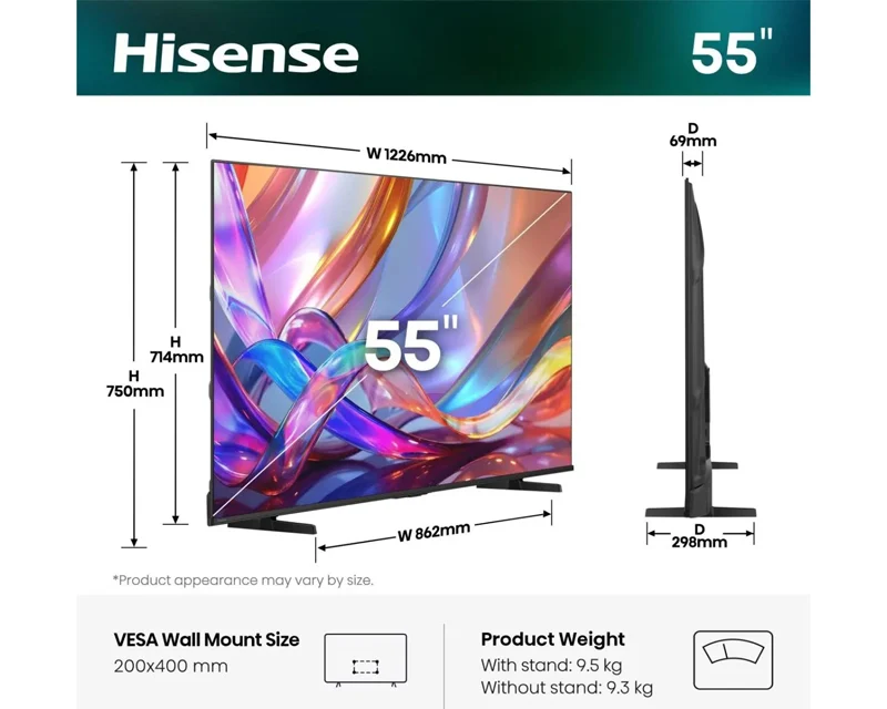 HISENSE 55 inča 55E7S Hi-QLED 4K UHD Smart TV