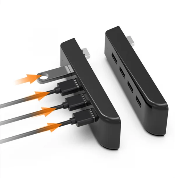 Docking station DOBE USB HUB TP5-0576 za PS5/ PC/ Laptop  crni