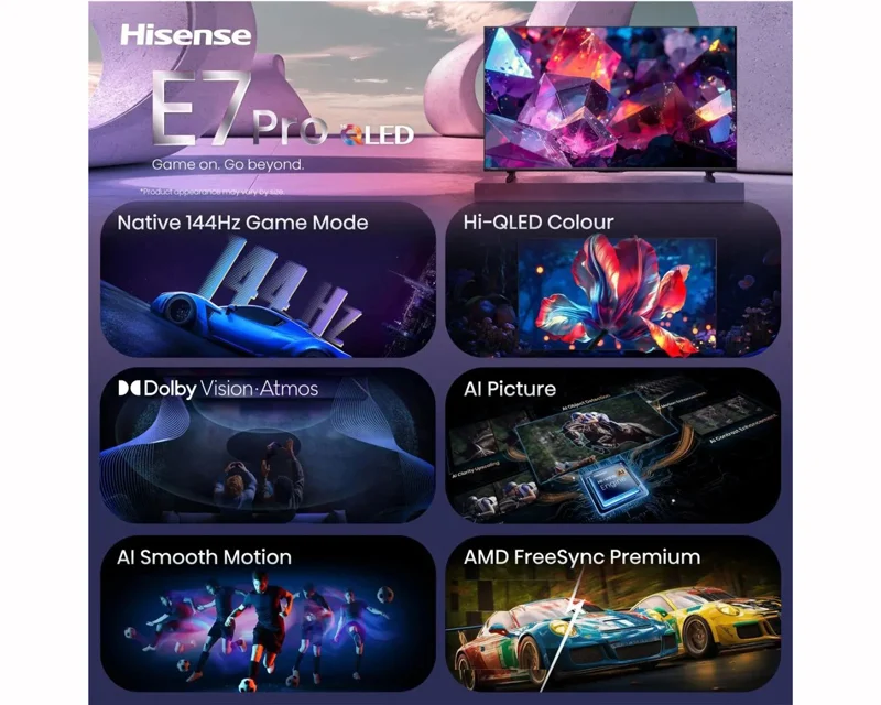 HISENSE 75 inča 75E7S PRO Hi-QLED 4K UHD Smart TV