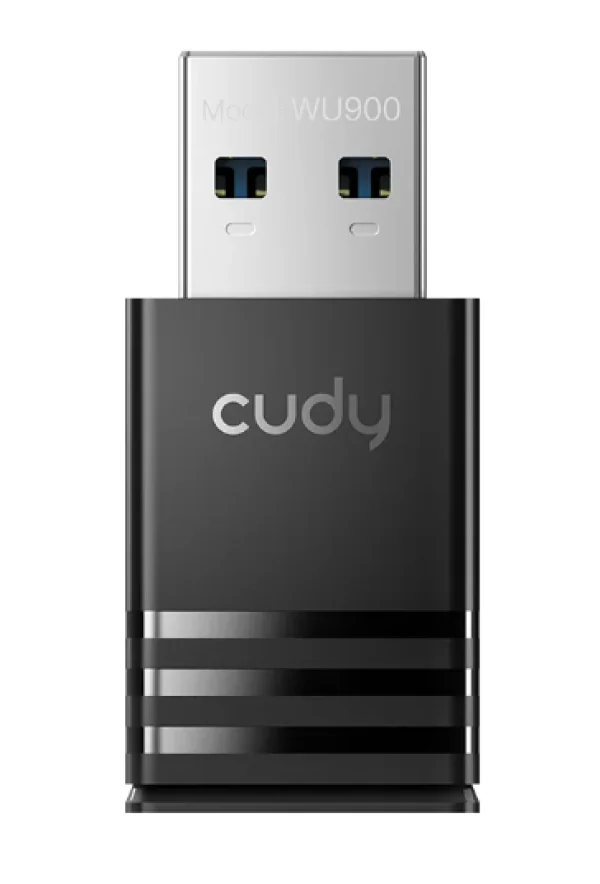 Cudy WU900, AX900 Dual-Band Wi-Fi 6 USB Adapter, 2.4 GHz,286 Mbps