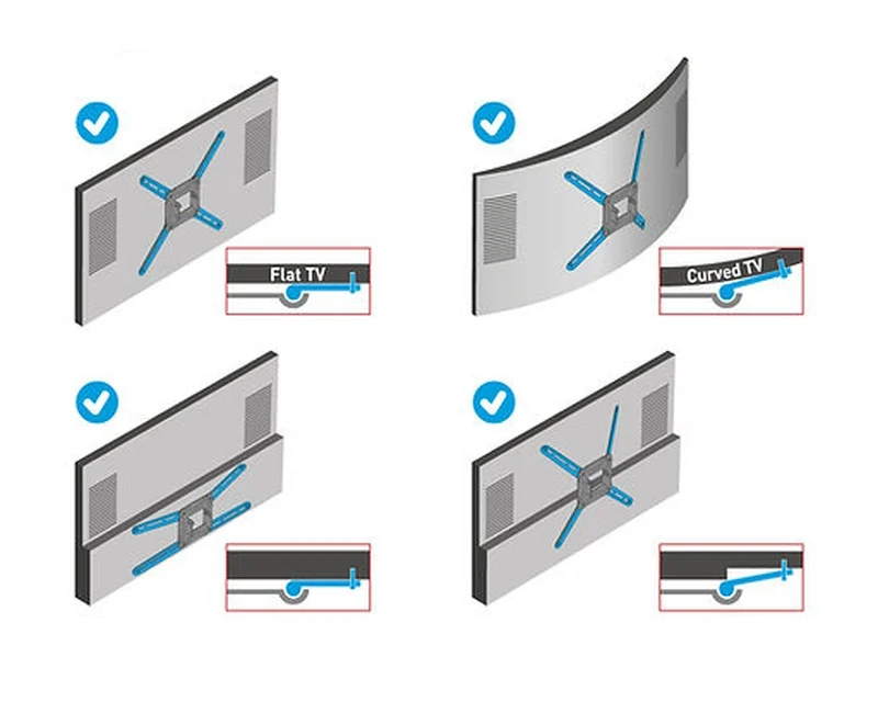 BARKAN BM443XL LCD TV zglobni zidni nosač od 13 do 86 inča