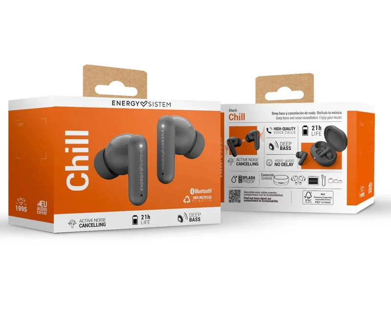 ENERGY SISTEM Black Chill ANC slušalice crne (M45991)
