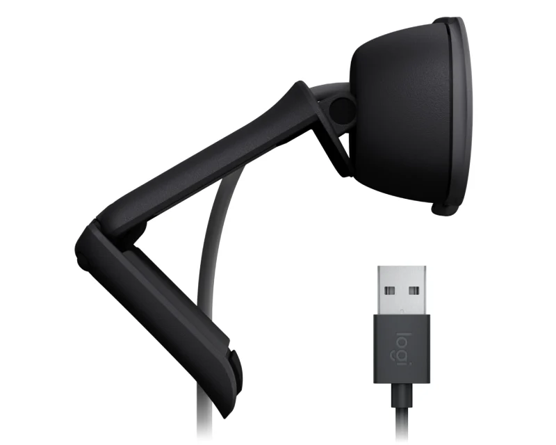 LOGITECH_ Brio 90 Full HD Webcam Black