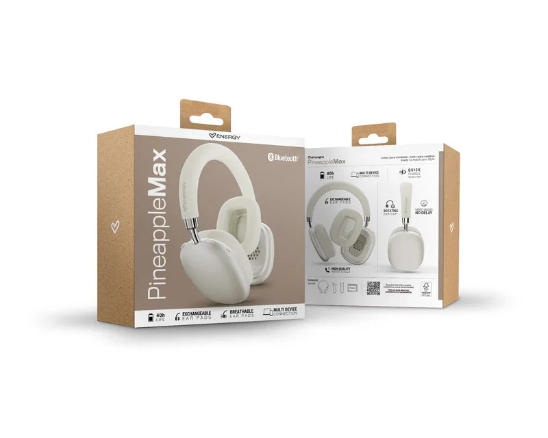 ENERGY SISTEM Champagne Pineapple Max slušalice krem (M45996)