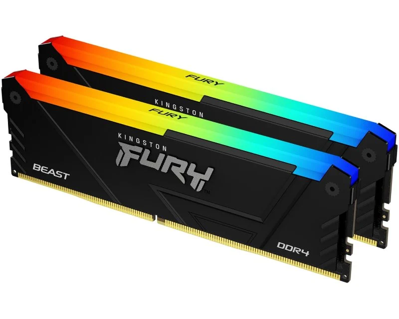 KINGSTON DIMM DDR4 64GB (2x32GB kit) 3200MT/s KF432C16BB2AK2/64 Fury Beast RGB