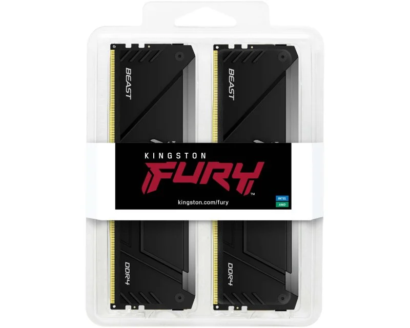 KINGSTON DIMM DDR4 64GB (2x32GB kit) 3200MT/s KF432C16BB2AK2/64 Fury Beast RGB