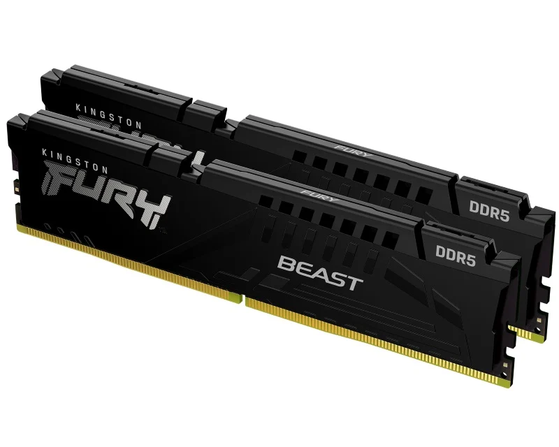 KINGSTON DIMM DDR5 32GB (2x16GB kit) 6400MT/s KF564C32BBEK2-32 FURY Beast Black EXPO