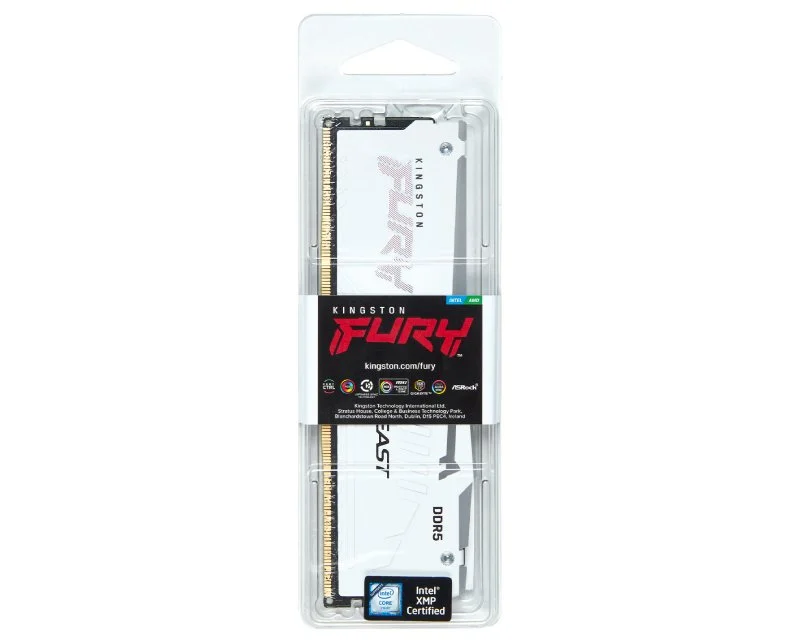 KINGSTON DIMM DDR5 64GB (2x32GB kit) 6000MT/s KF560C36BWEAK2-64 FURY Beast RGB White EXPO